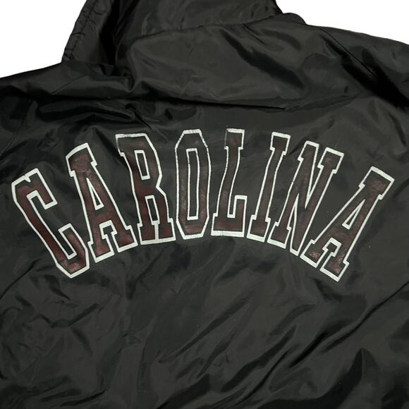 Chalk Line Large Vintage Carolina Coach Jacket Black Raglan 90s Streetwear - Picture 7 of 7